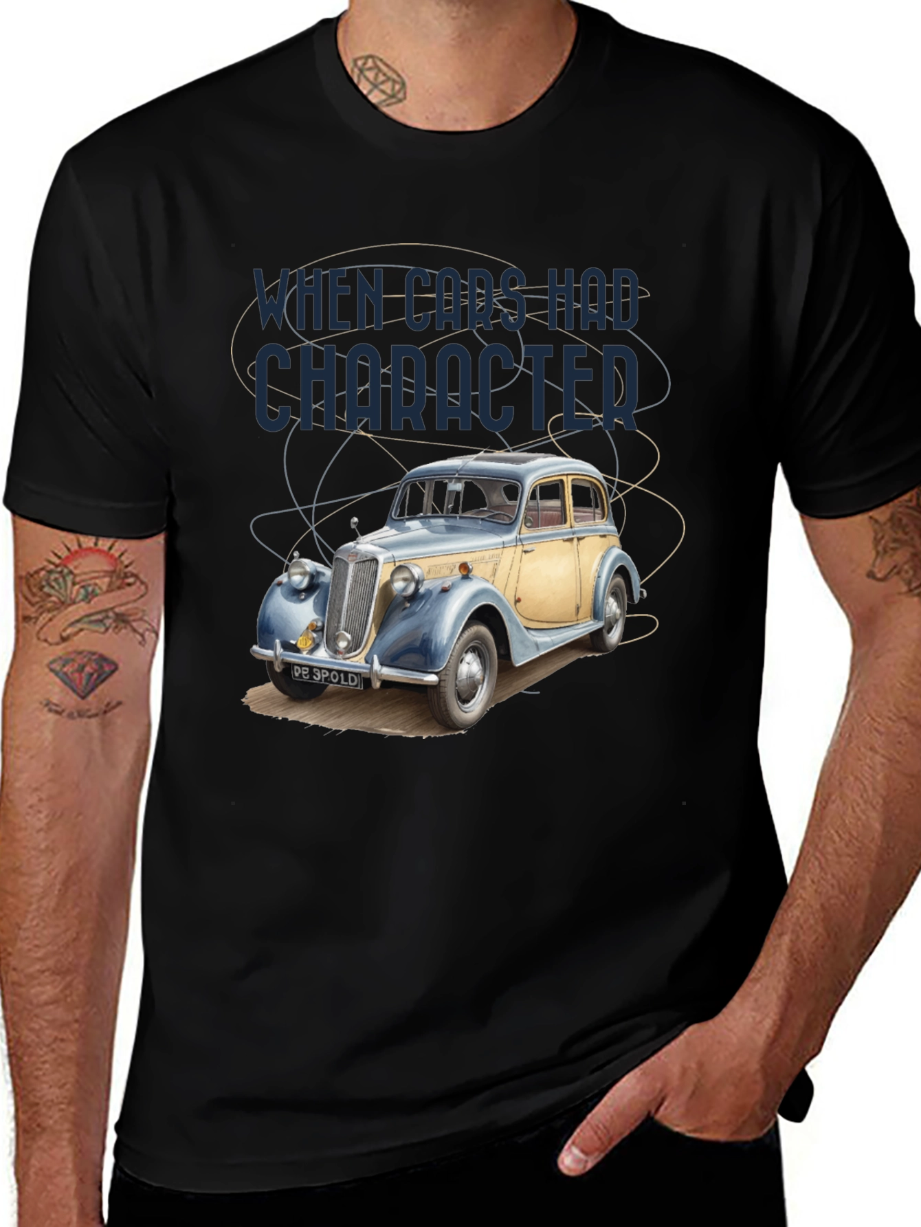 Vintage Car T-Shirt - When Cars Had Character