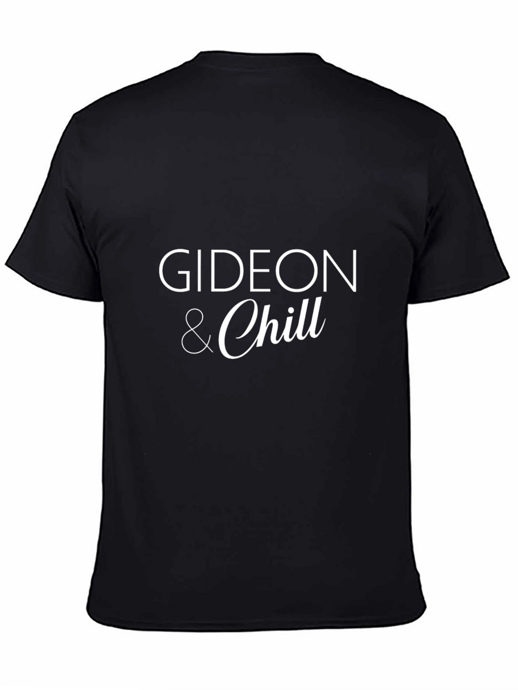 Gideon & Chill Black Graphic Tee