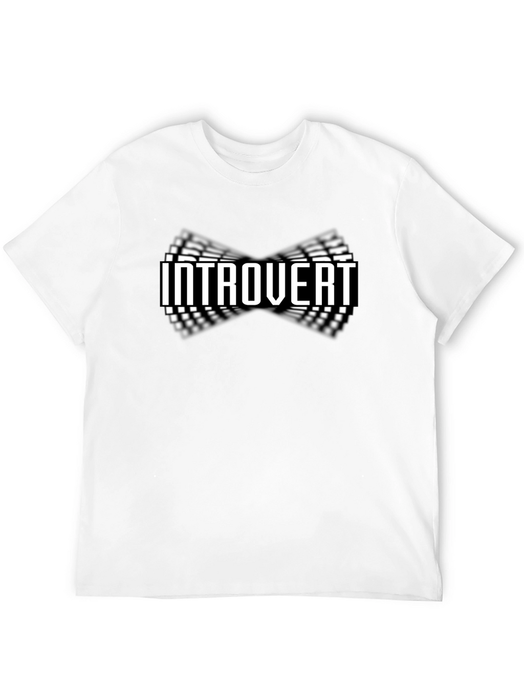 Introvert Graphic Tee - Black Cotton Casual Wear