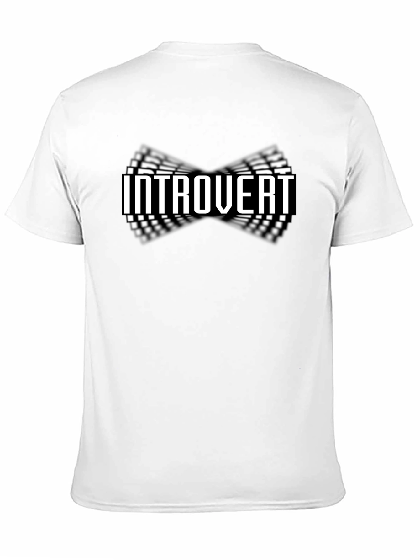 Introvert Graphic Tee - Black Cotton Casual Wear