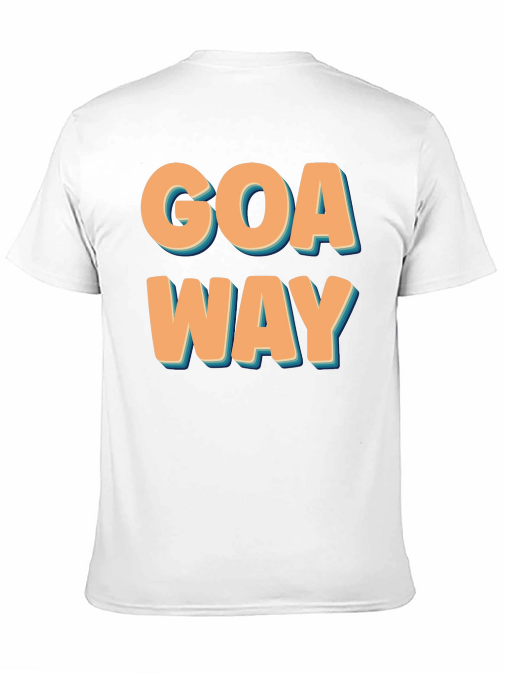 Goa Way Retro Graphic Tee - Black T-Shirt