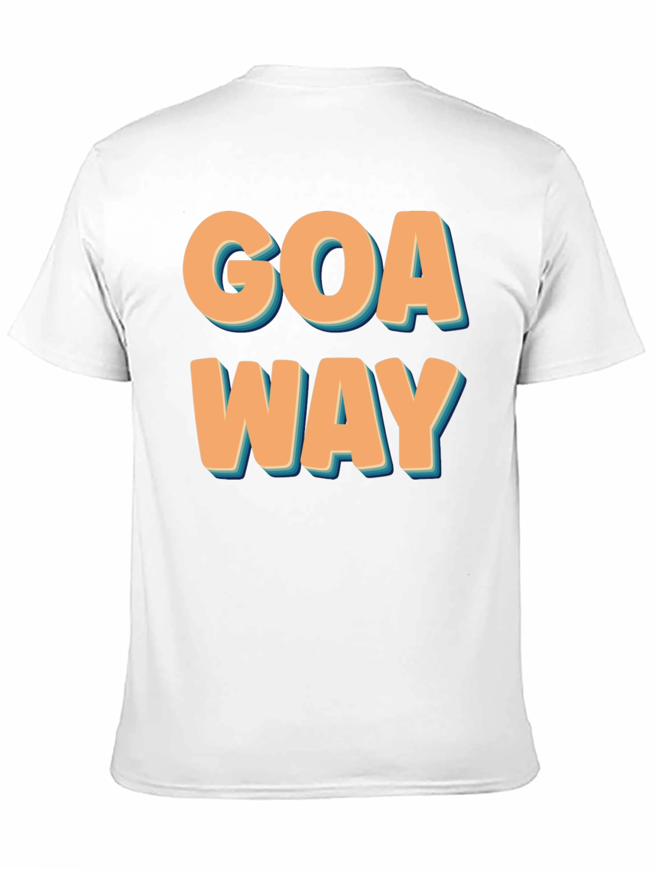 Goa Way Retro Graphic Tee - Black T-Shirt