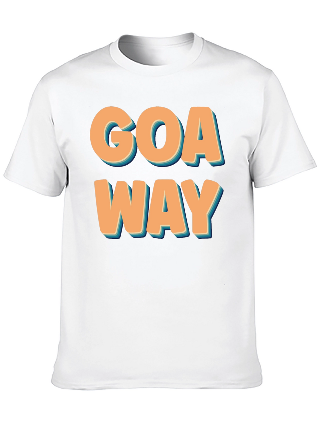 Goa Way Retro Graphic Tee - Black T-Shirt