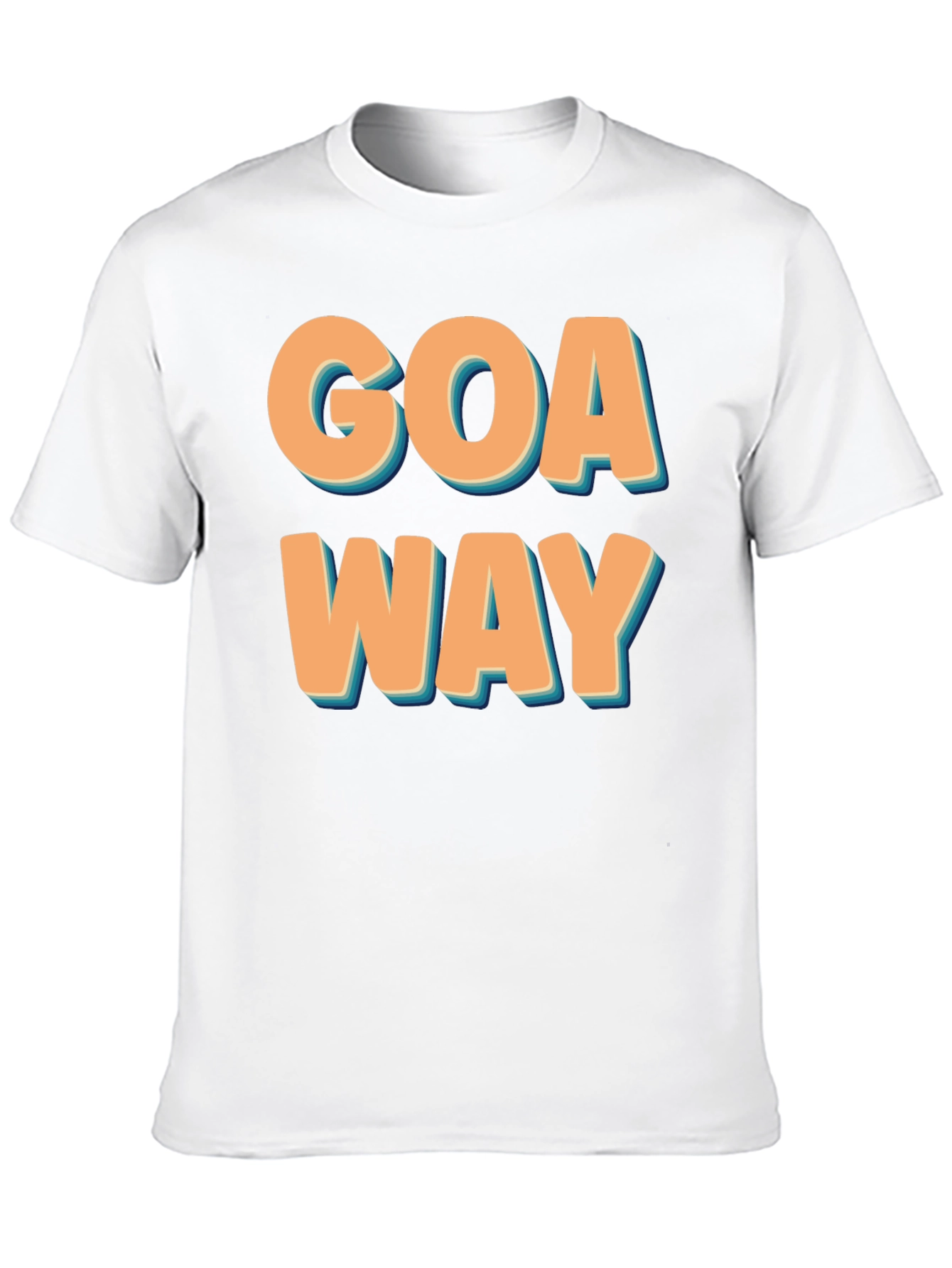 Goa Way Retro Graphic Tee - Black T-Shirt