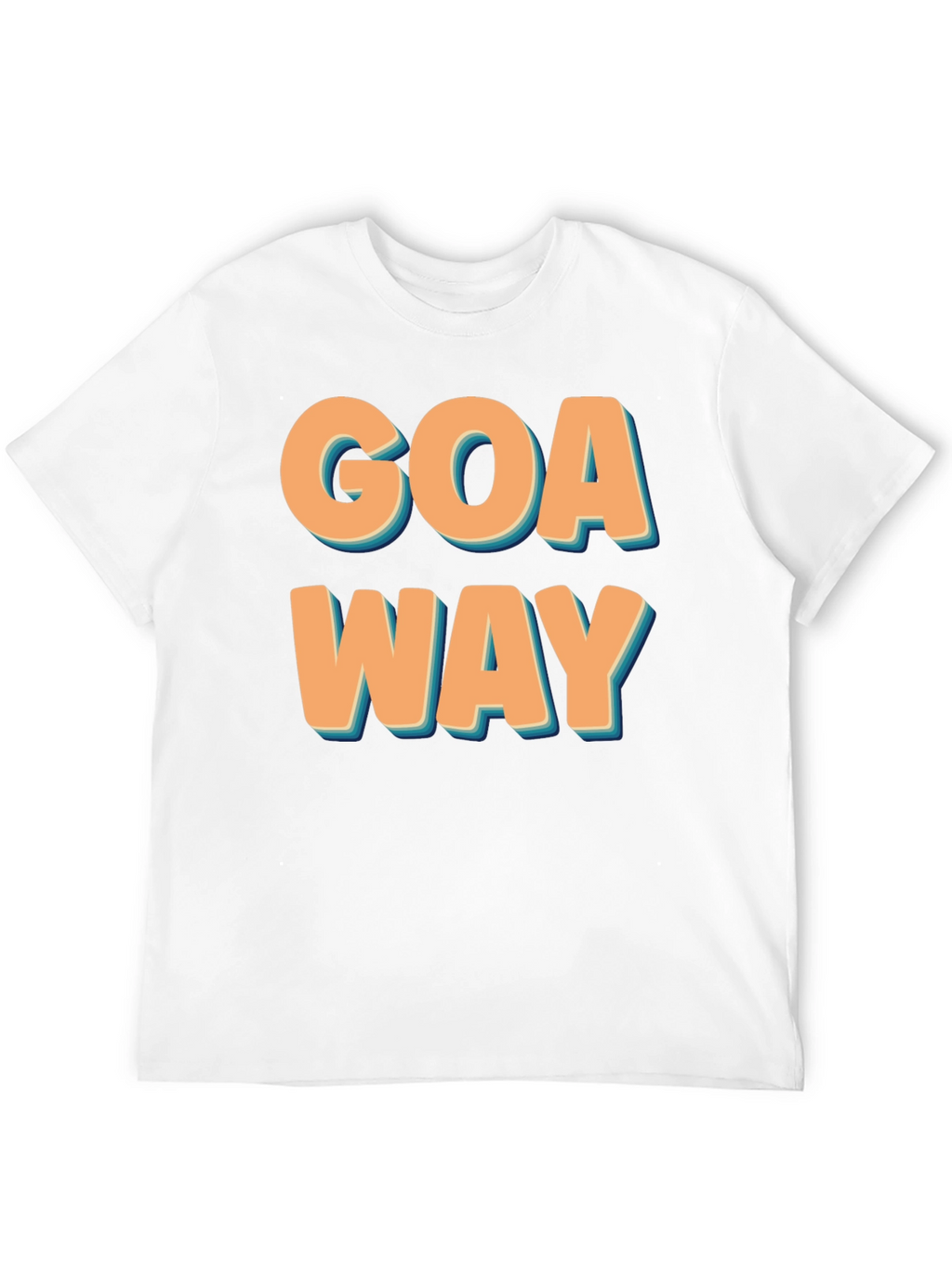 Goa Way Retro Graphic Tee - Black T-Shirt