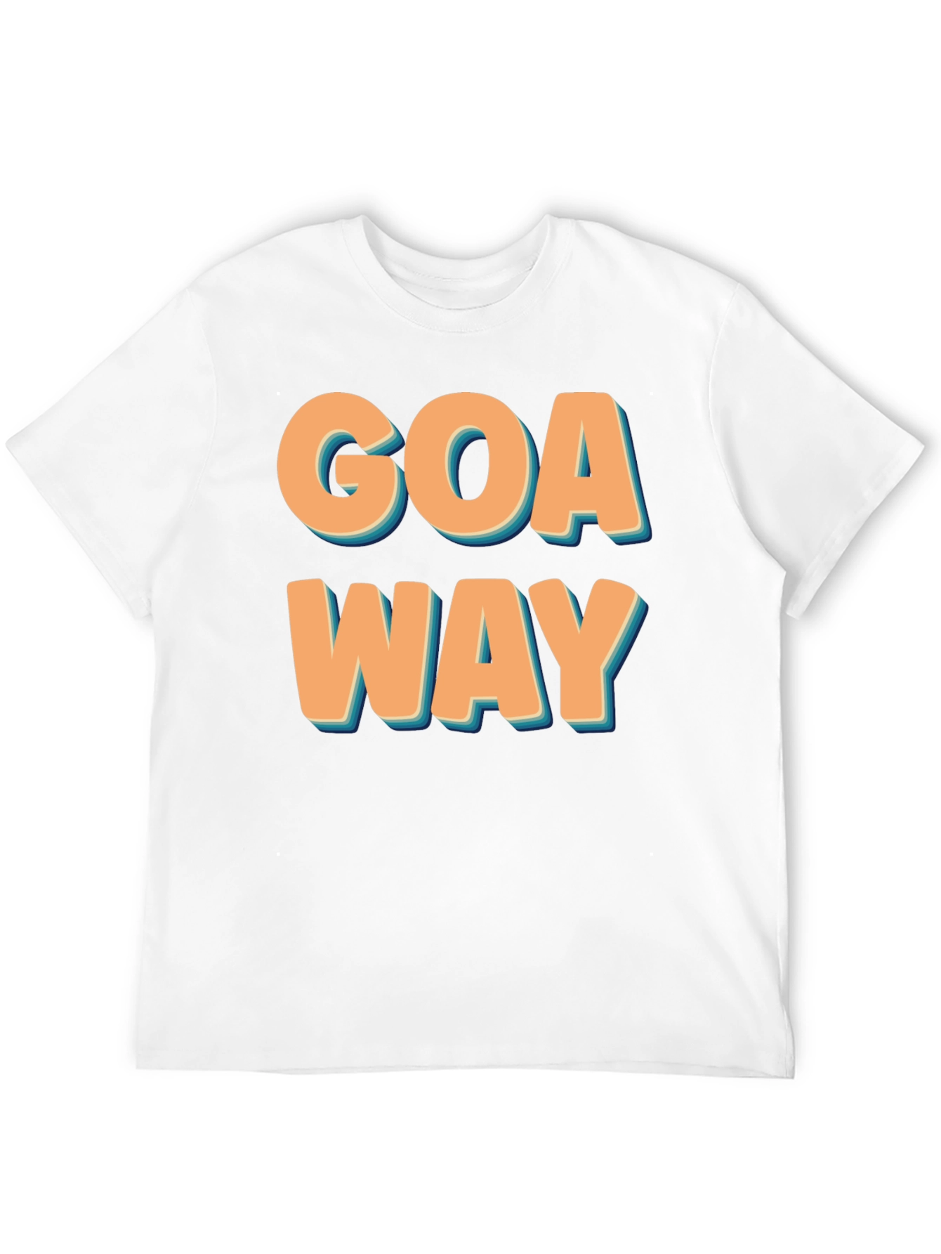 Goa Way Retro Graphic Tee - Black T-Shirt