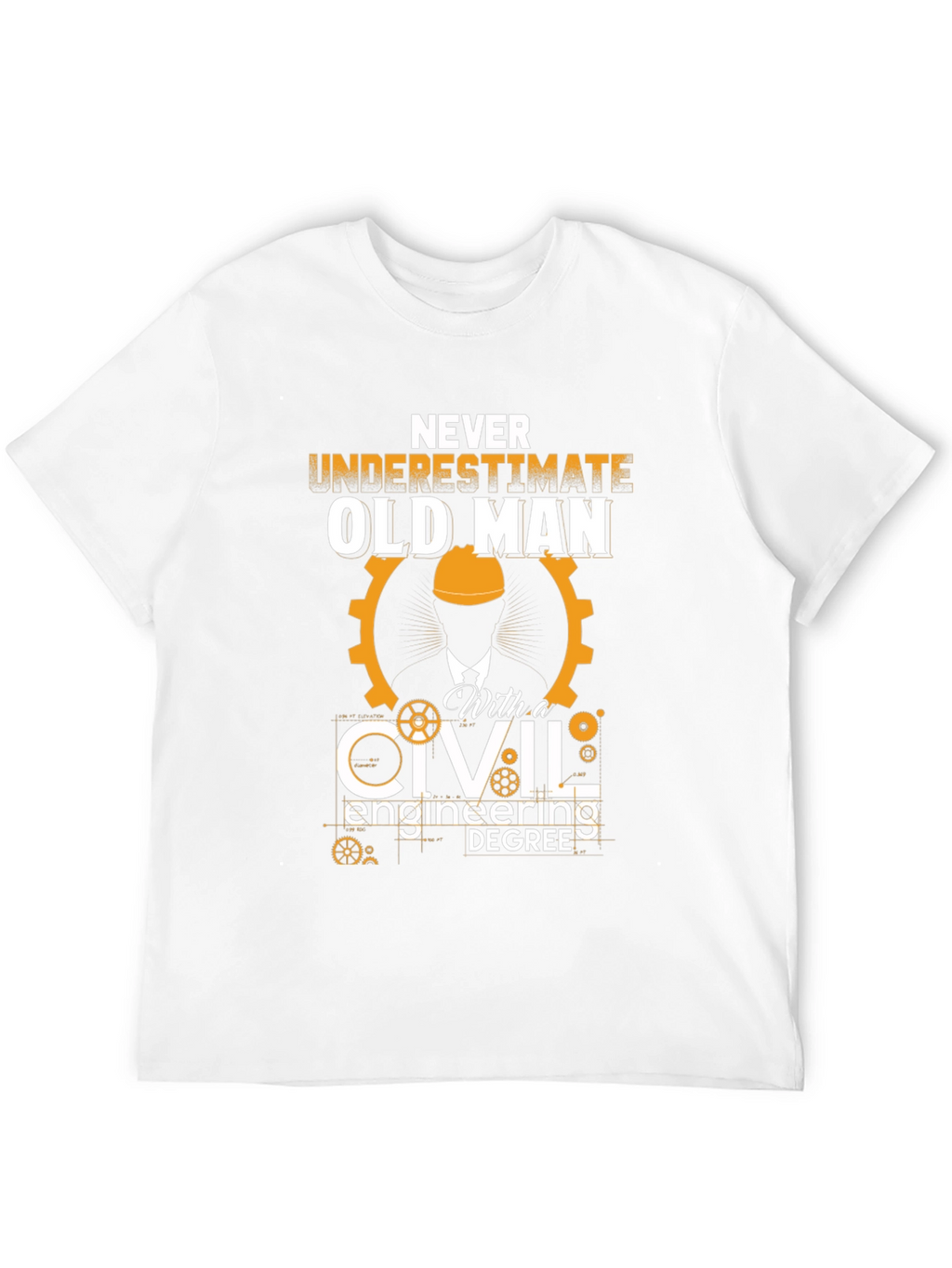 Civil Engineering Old Man T-Shirt