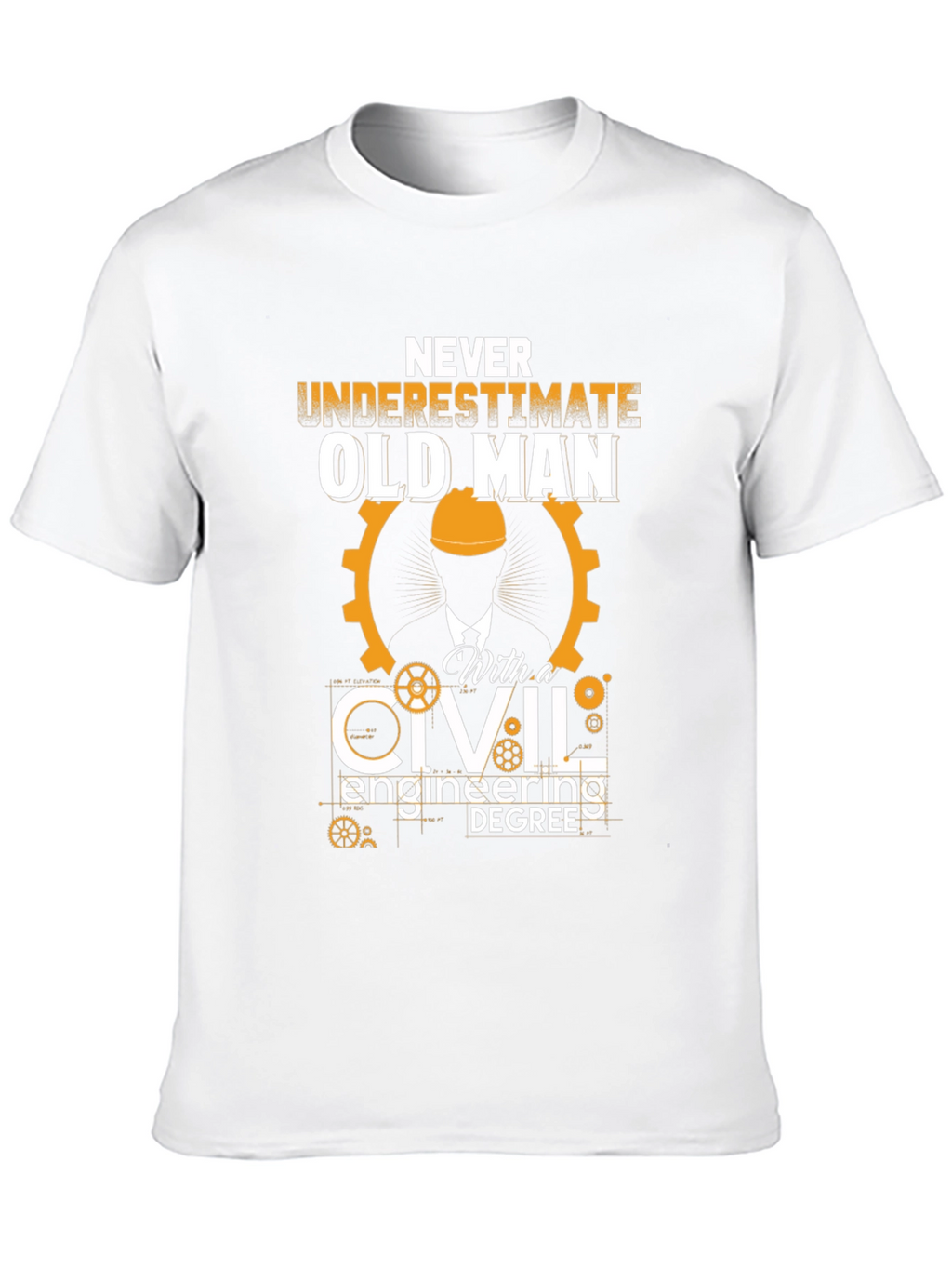 Civil Engineering Old Man T-Shirt