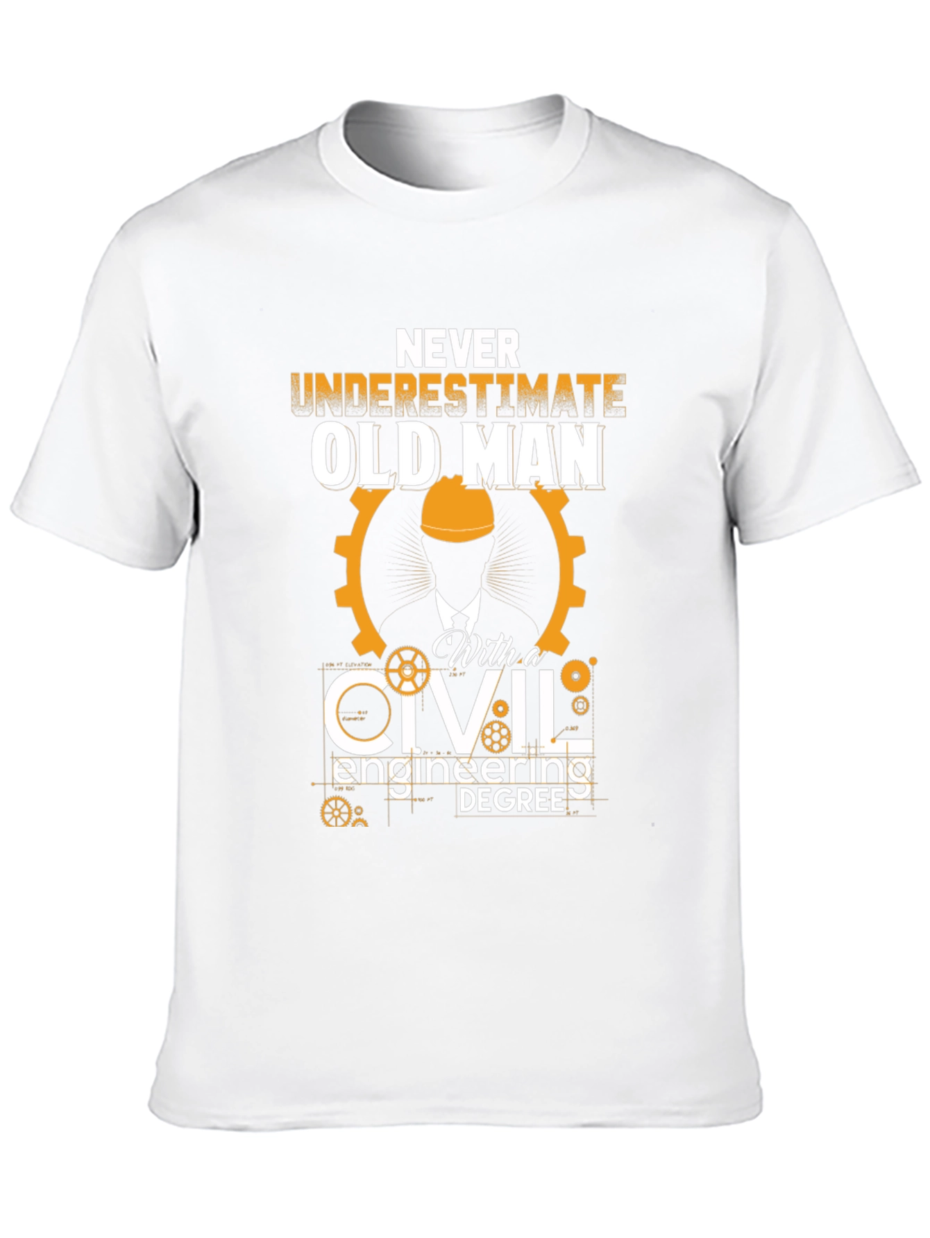 Civil Engineering Old Man T-Shirt