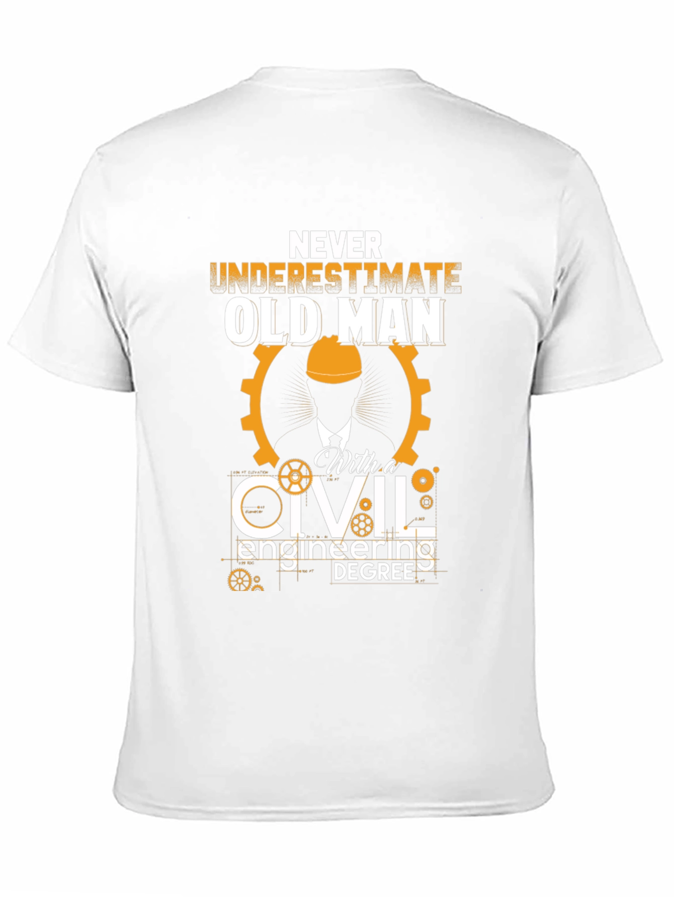 Civil Engineering Old Man T-Shirt
