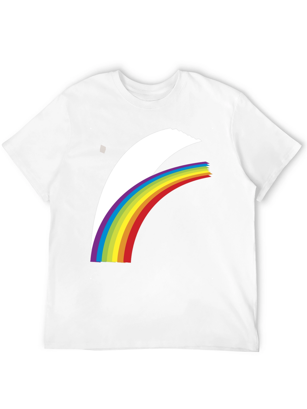 Rainbow Arch Graphic Black T-Shirt