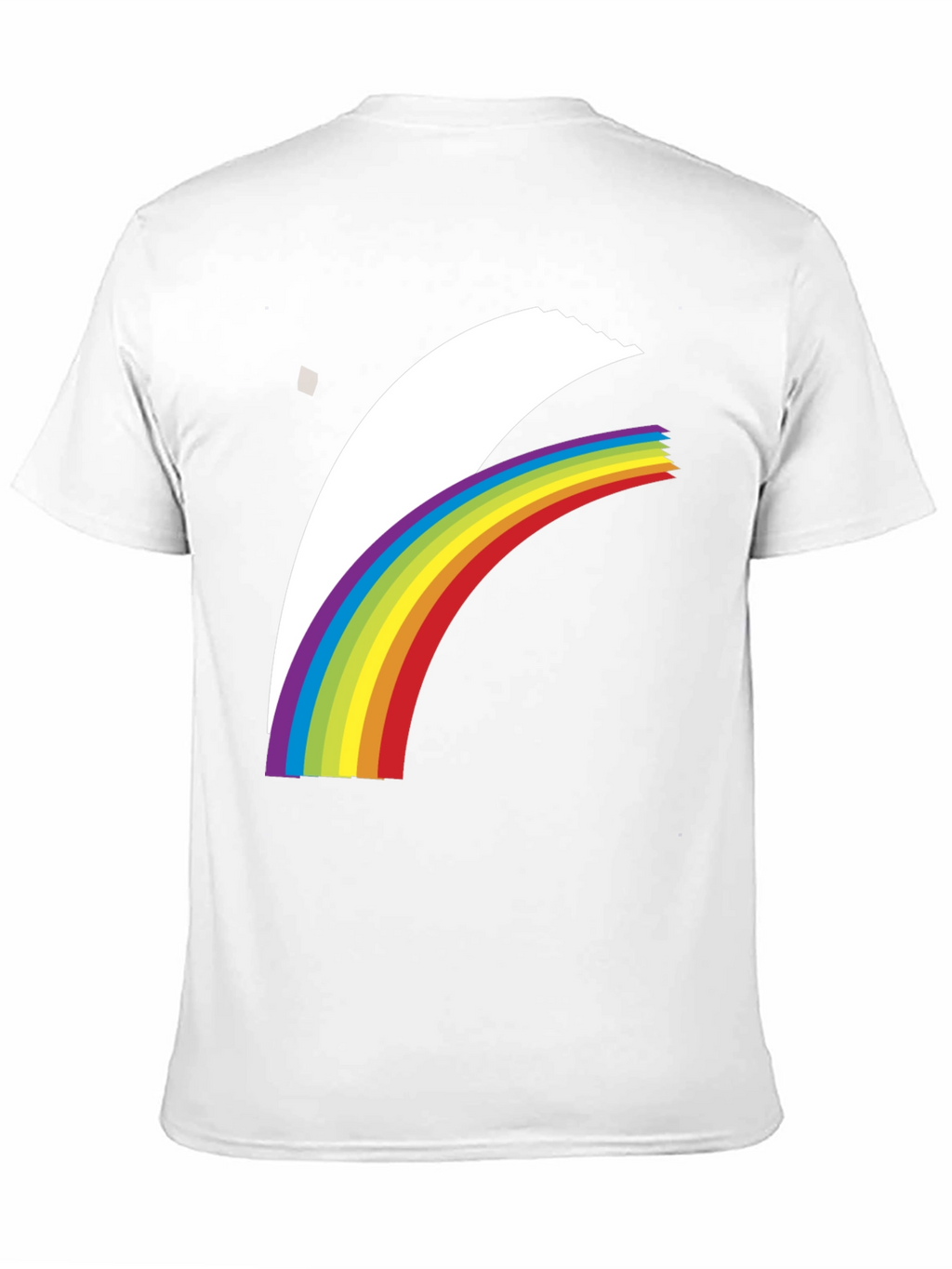 Rainbow Arch Graphic Black T-Shirt