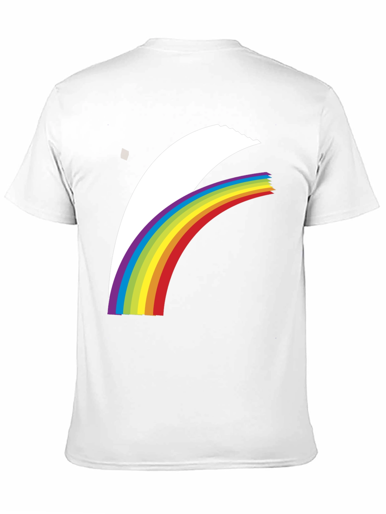 Rainbow Arch Graphic Black T-Shirt