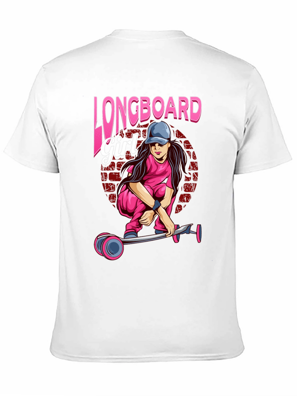 Longboard Girl Black T-Shirt