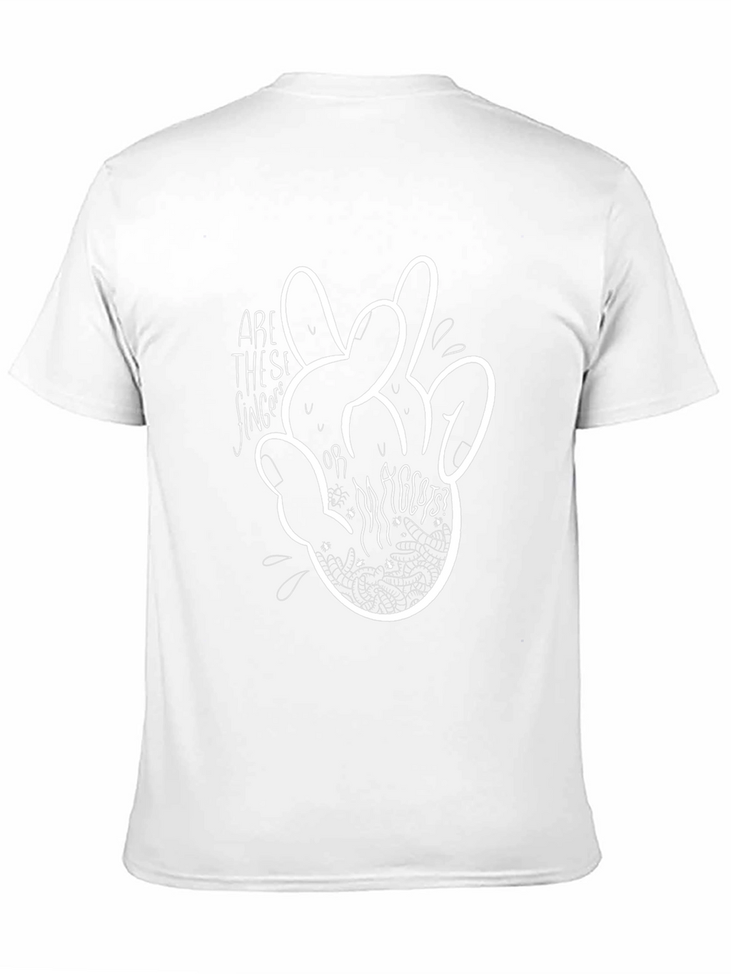 Fingers or Rabbits? Graphic Tee - Black