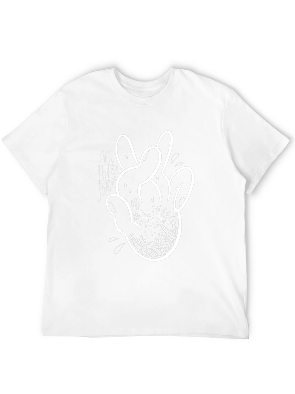 Fingers or Rabbits? Graphic Tee - Black