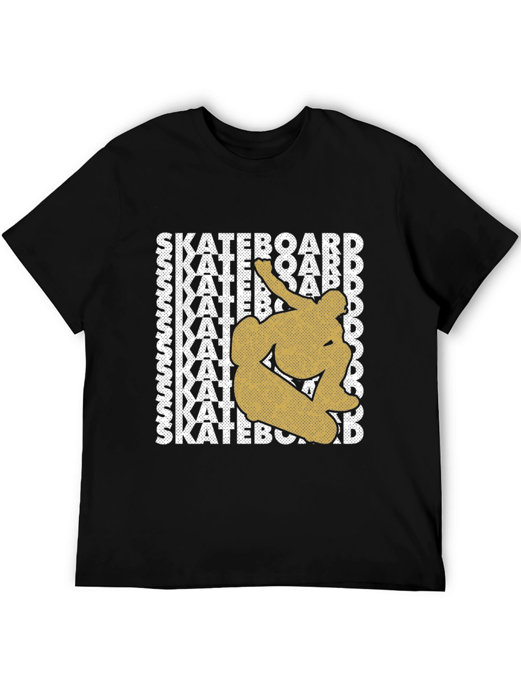Skateboard Graphic Tee - Trendy Skater Style