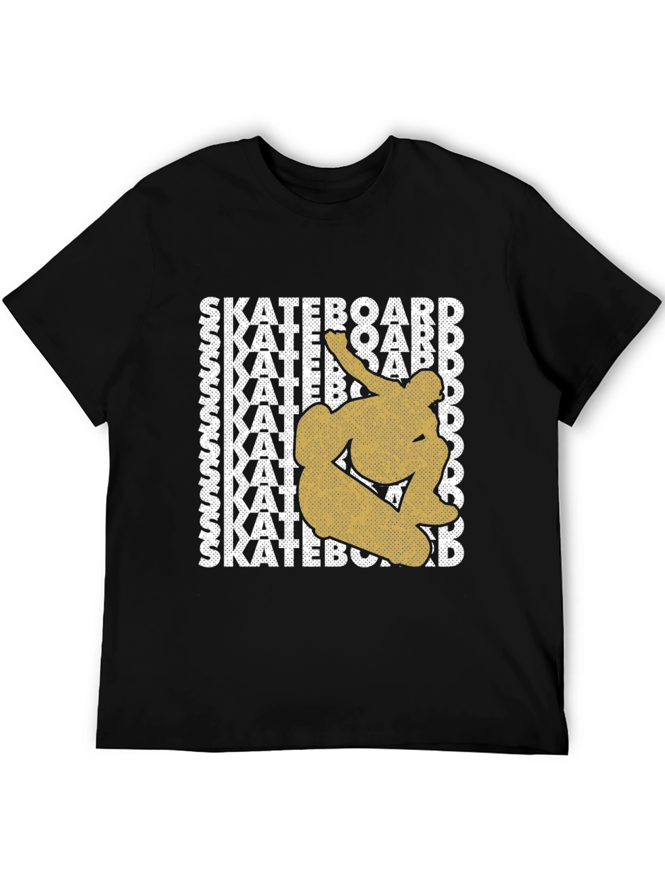 Skateboard Graphic Tee - Trendy Skater Style