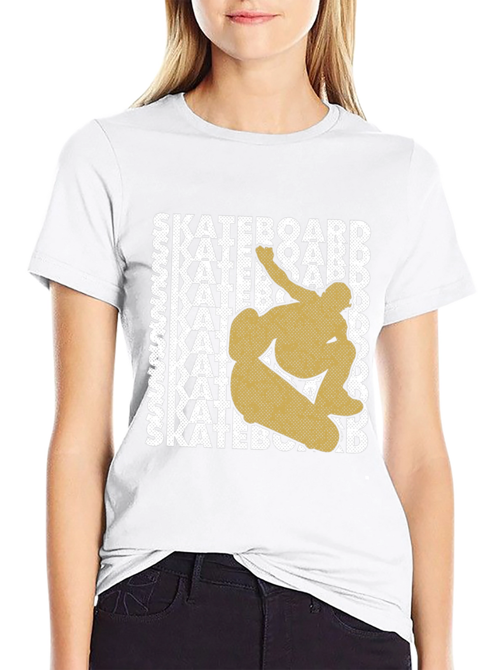 Skateboard Graphic Tee - Trendy Skater Style