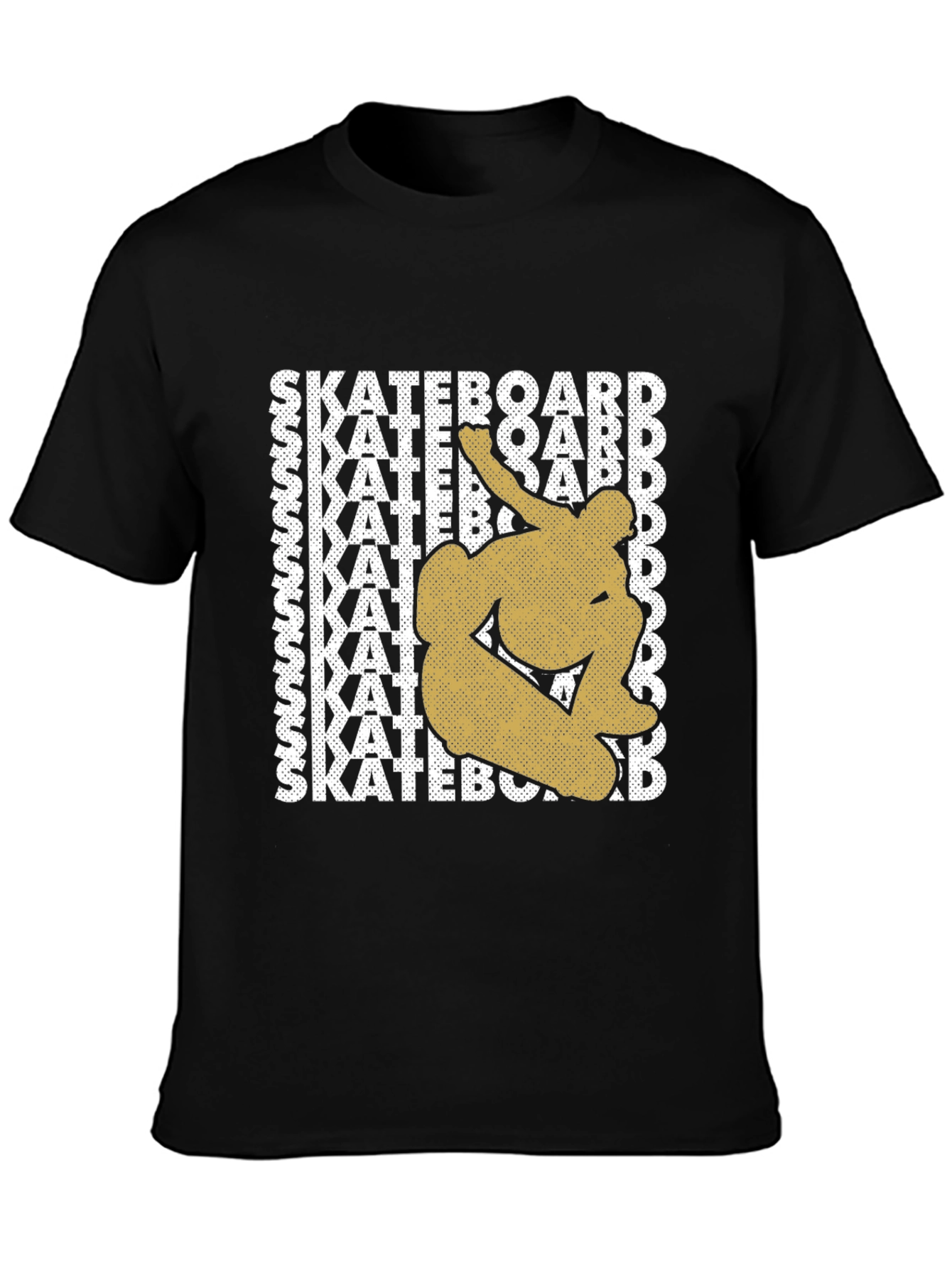 Skateboard Graphic Tee - Trendy Skater Style