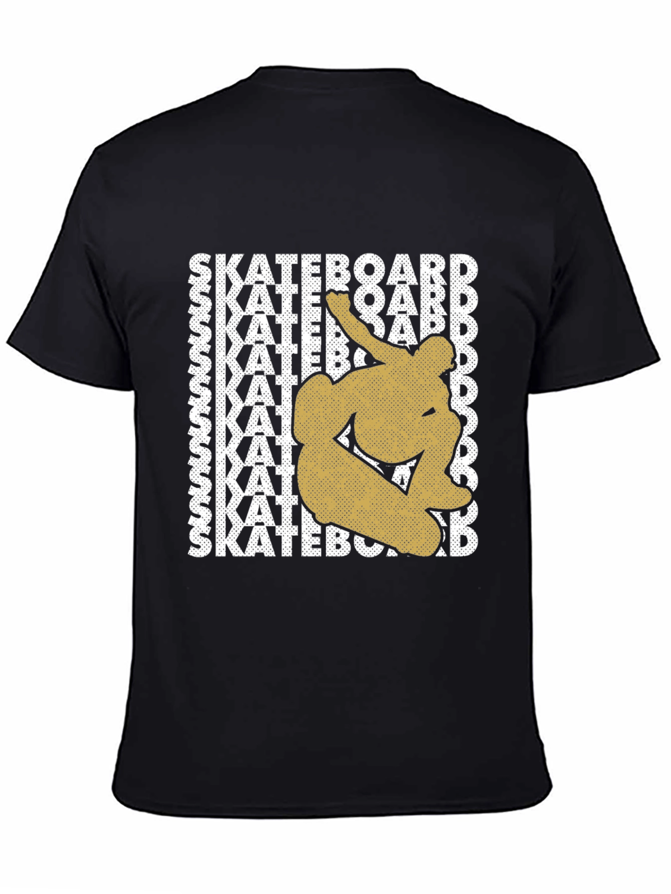 Skateboard Graphic Tee - Trendy Skater Style