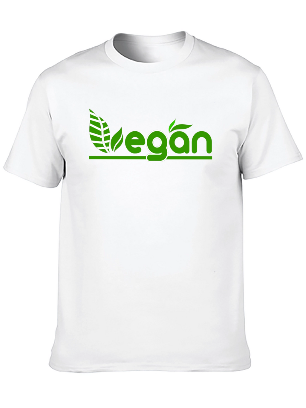 Vegan Graphic Tee - Black Cotton T-Shirt