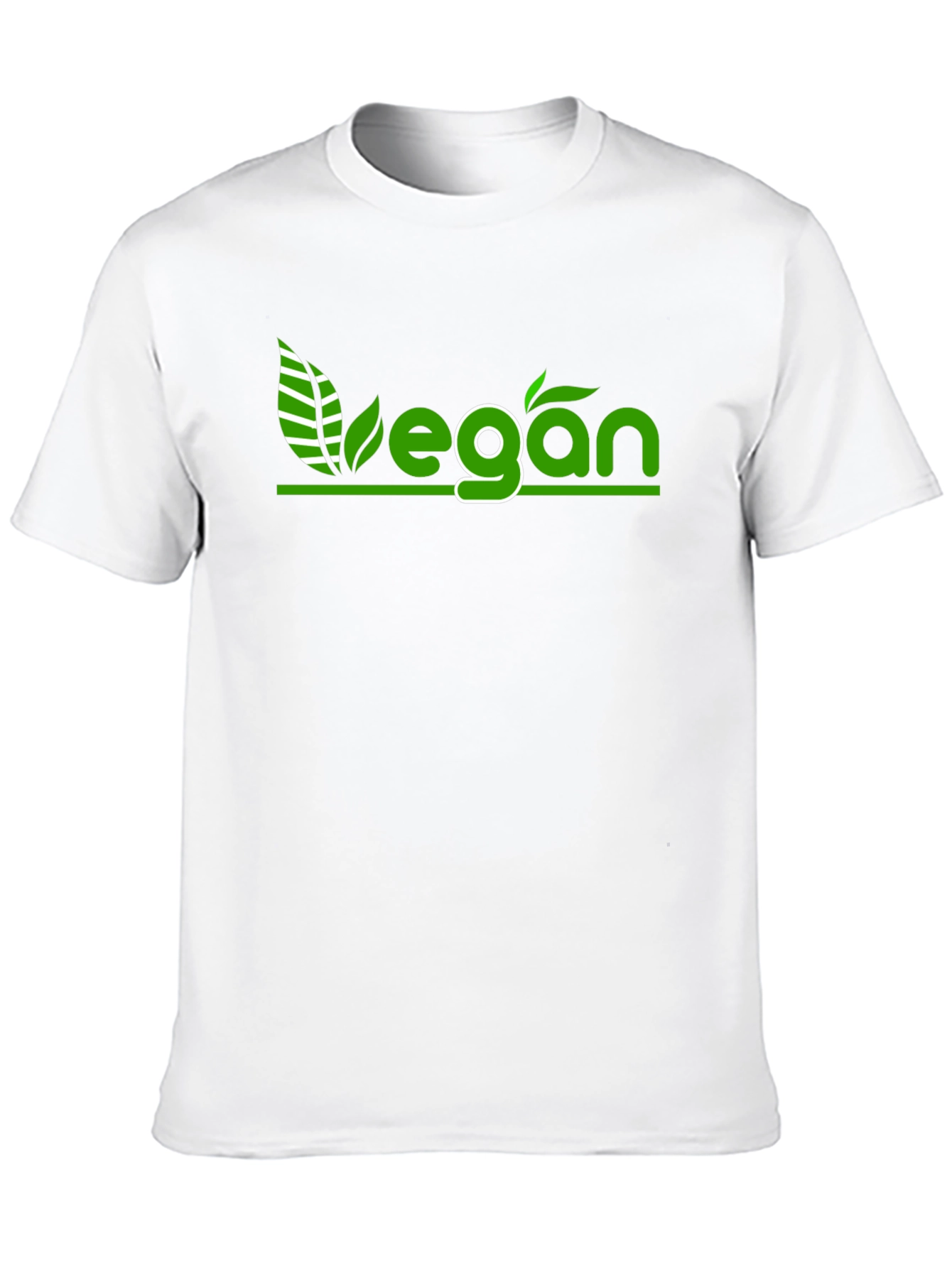 Vegan Graphic Tee - Black Cotton T-Shirt