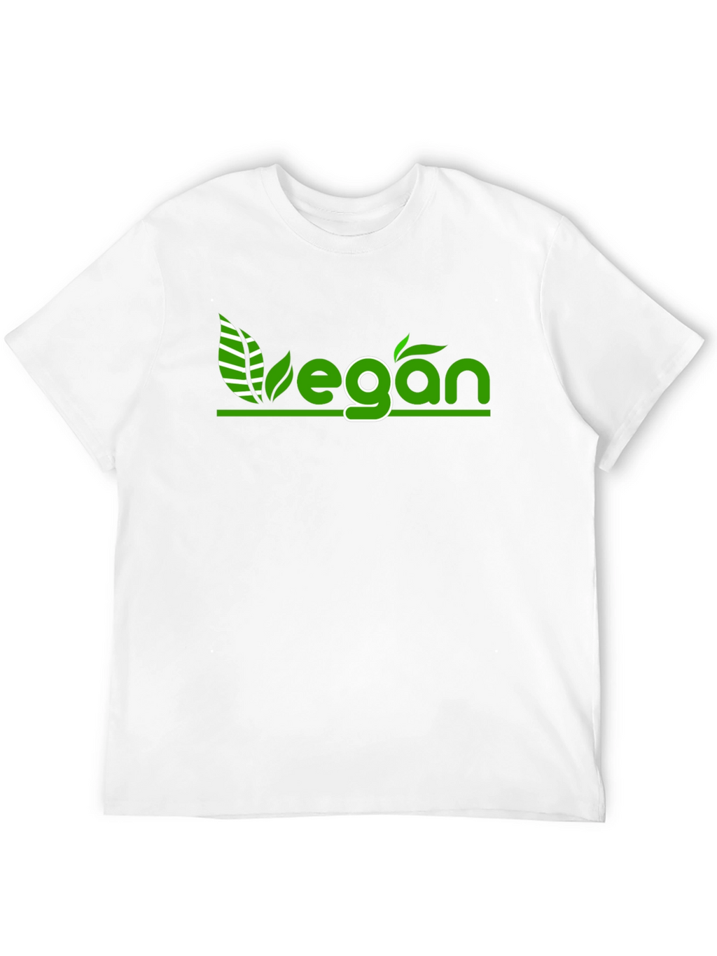 Vegan Graphic Tee - Black Cotton T-Shirt