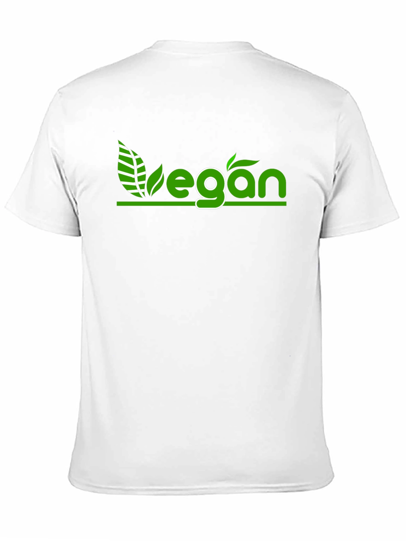 Vegan Graphic Tee - Black Cotton T-Shirt