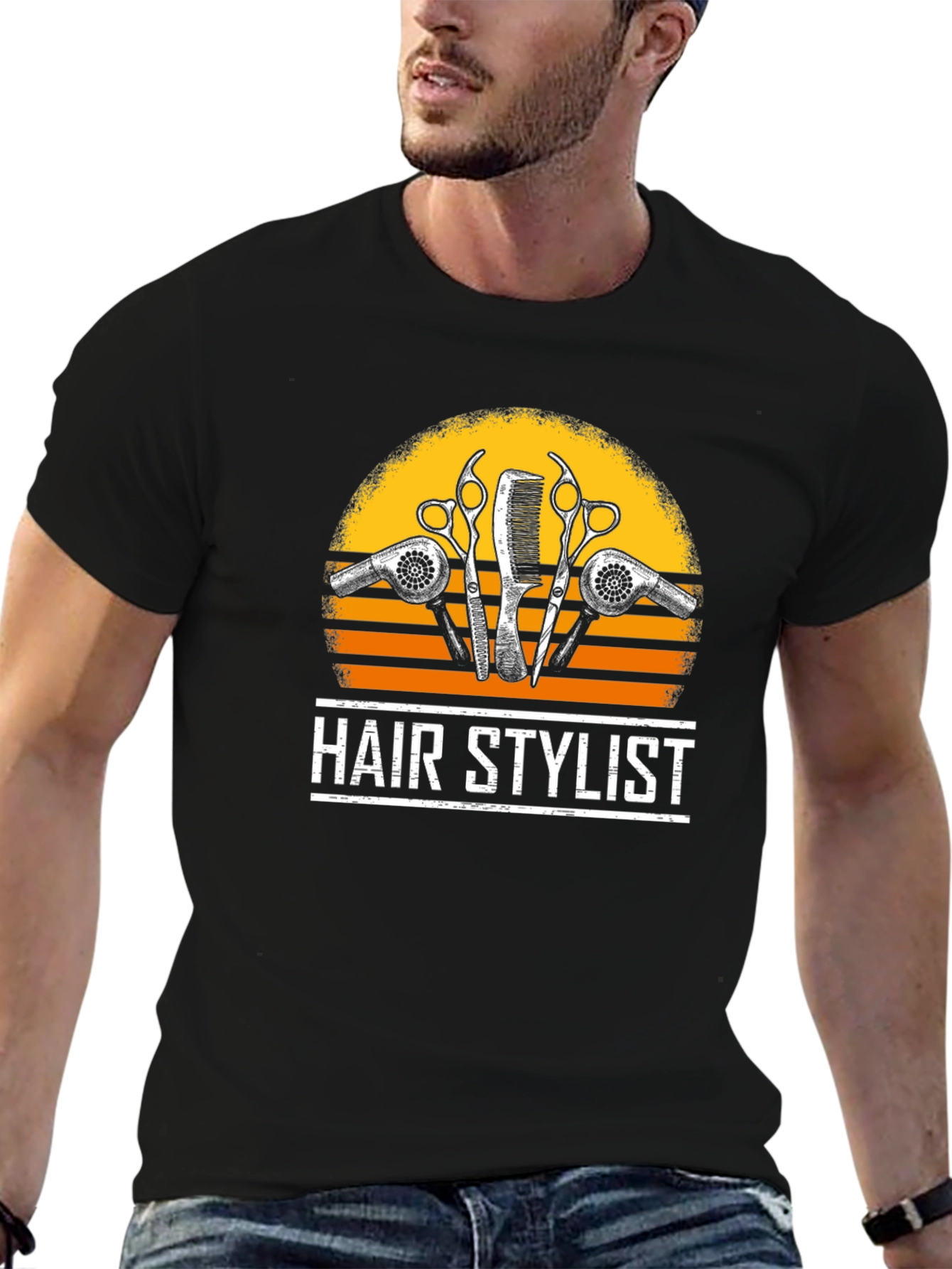 Hair Stylist Graphic T-Shirt - Salon Profession Apparel