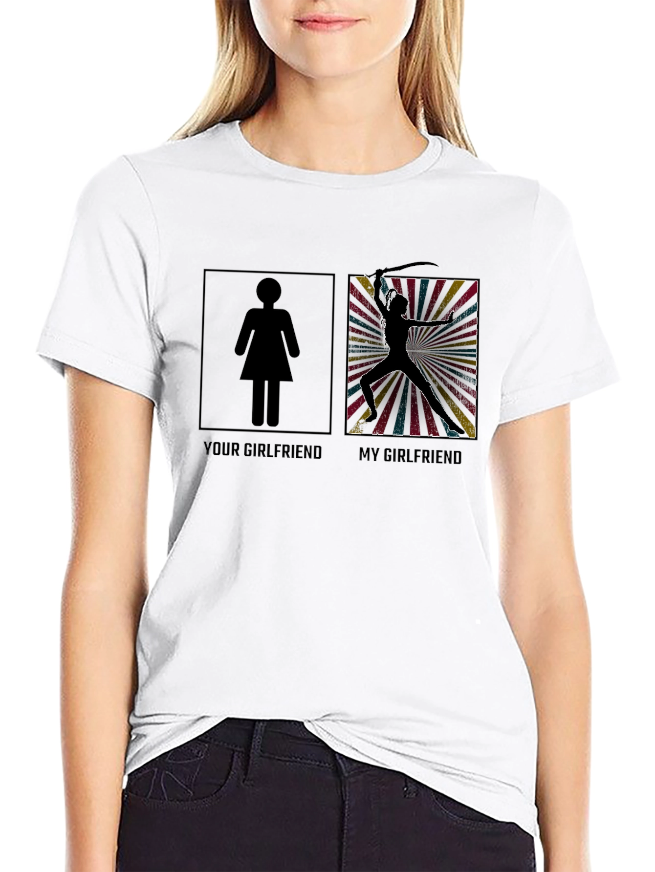 Funny My Girlfriend Graphic T-Shirt