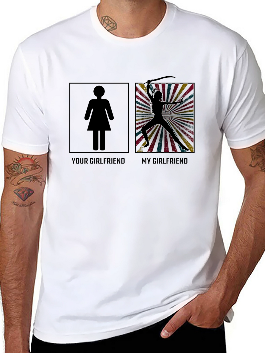 Funny My Girlfriend Graphic T-Shirt