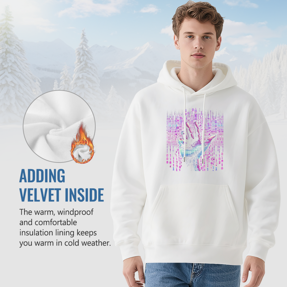 Foodie Pullover Hoodie - Bold Statement Graphic #0556