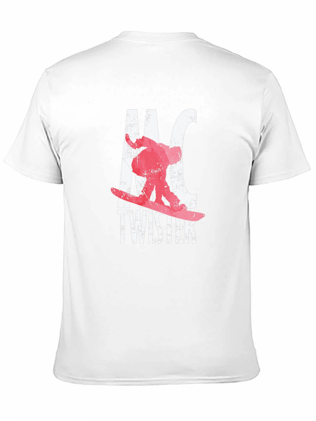 Snowboarder Graphic Black T-Shirt - Ride the Twister!