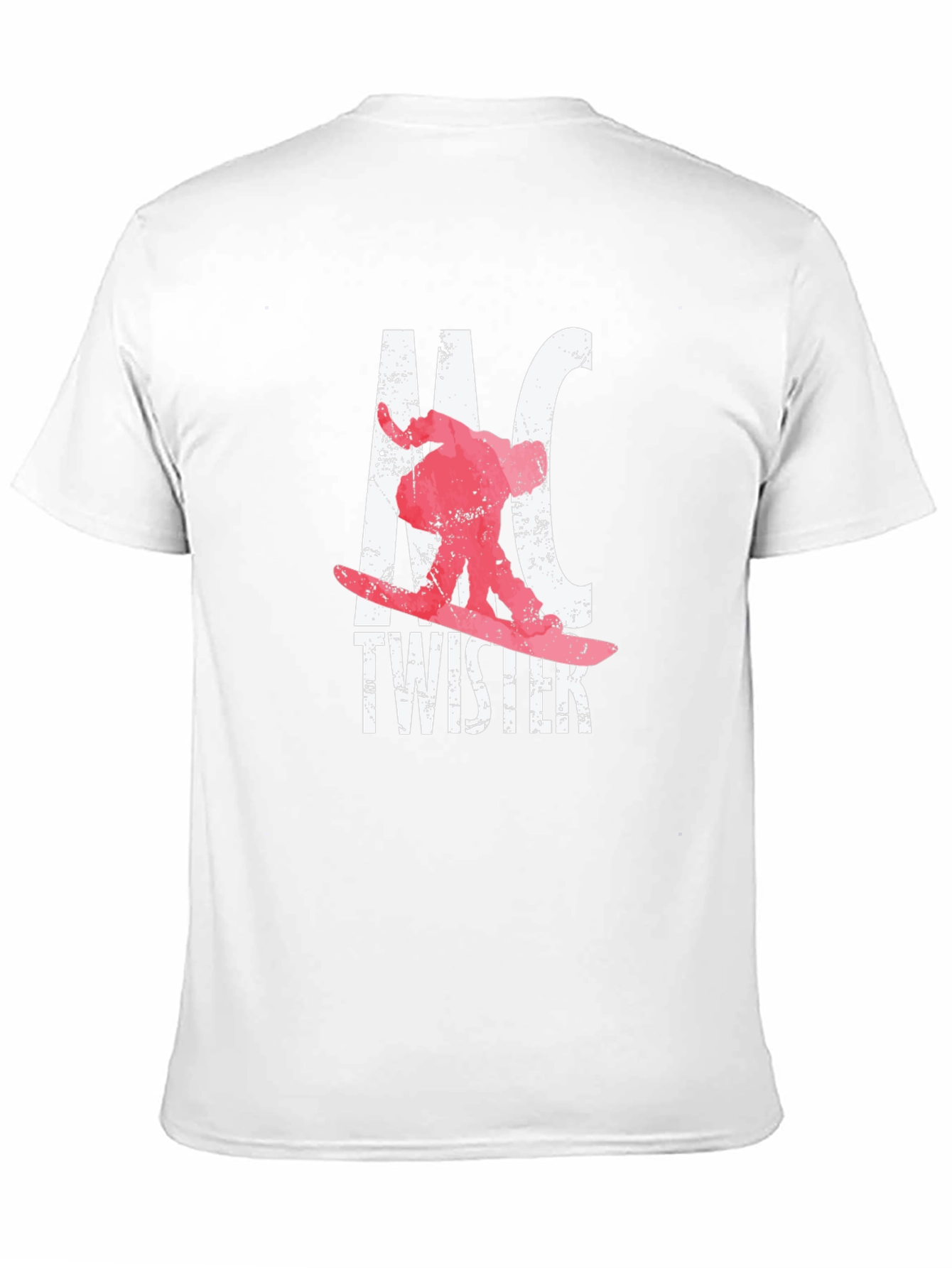 Snowboarder Graphic Black T-Shirt - Ride the Twister!