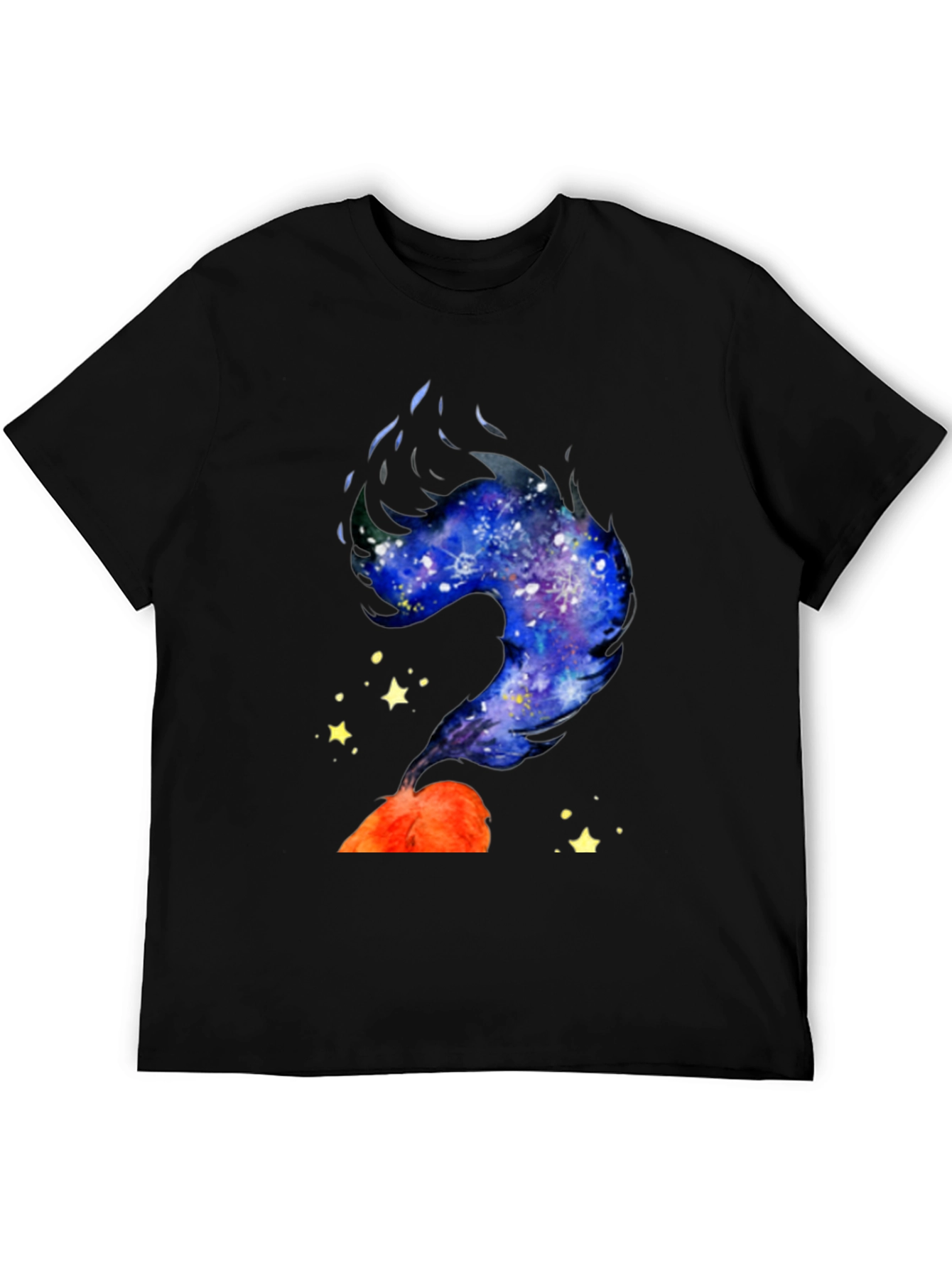 Galaxy Volcano T-Shirt - Unique Graphic Tee