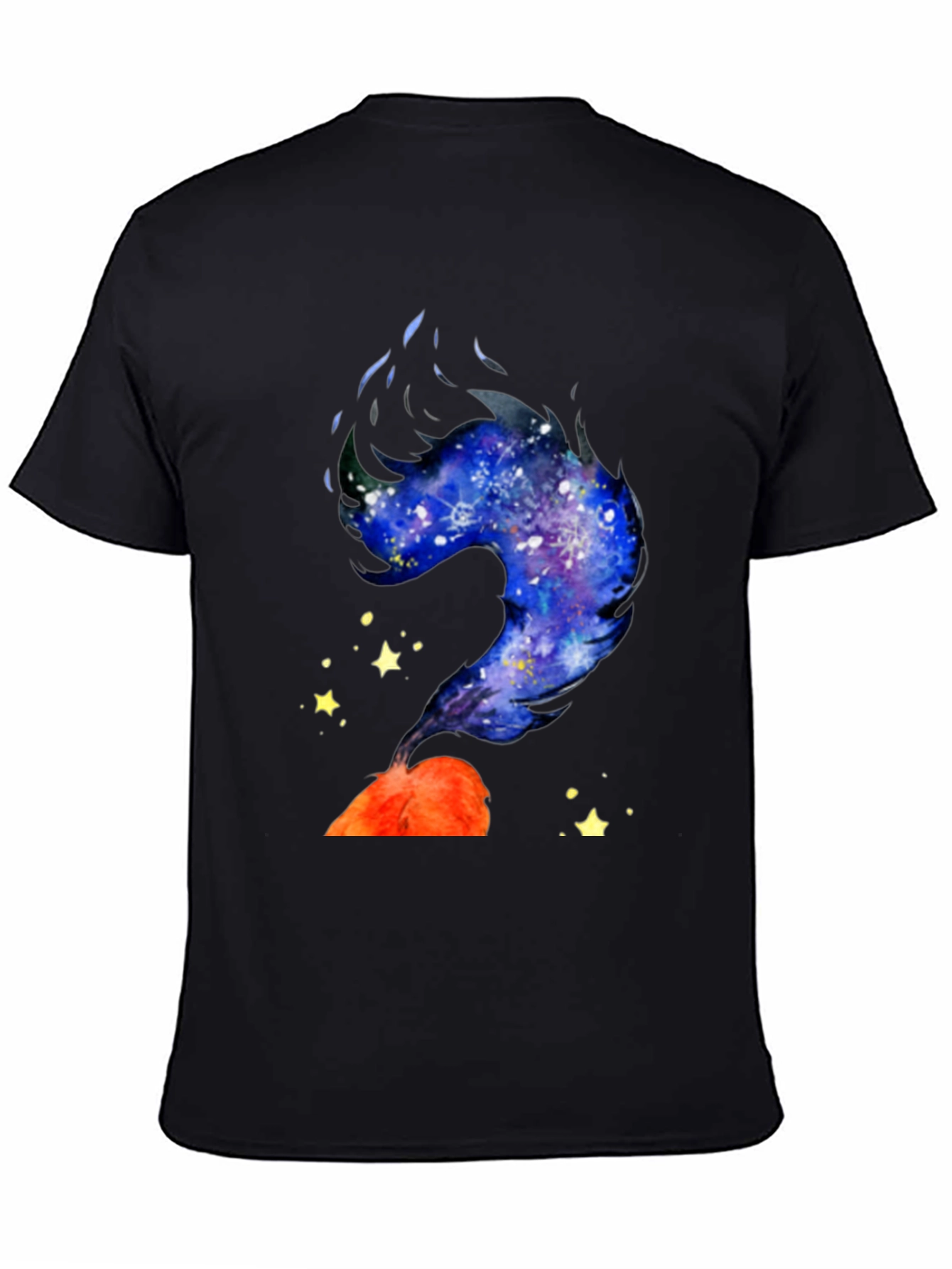 Galaxy Volcano T-Shirt - Unique Graphic Tee