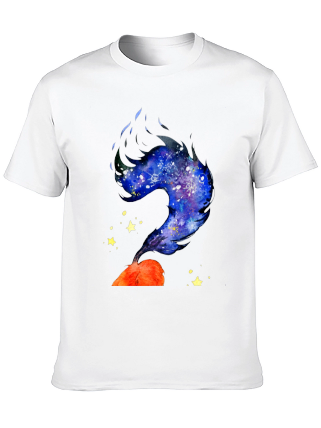 Galaxy Volcano T-Shirt - Unique Graphic Tee