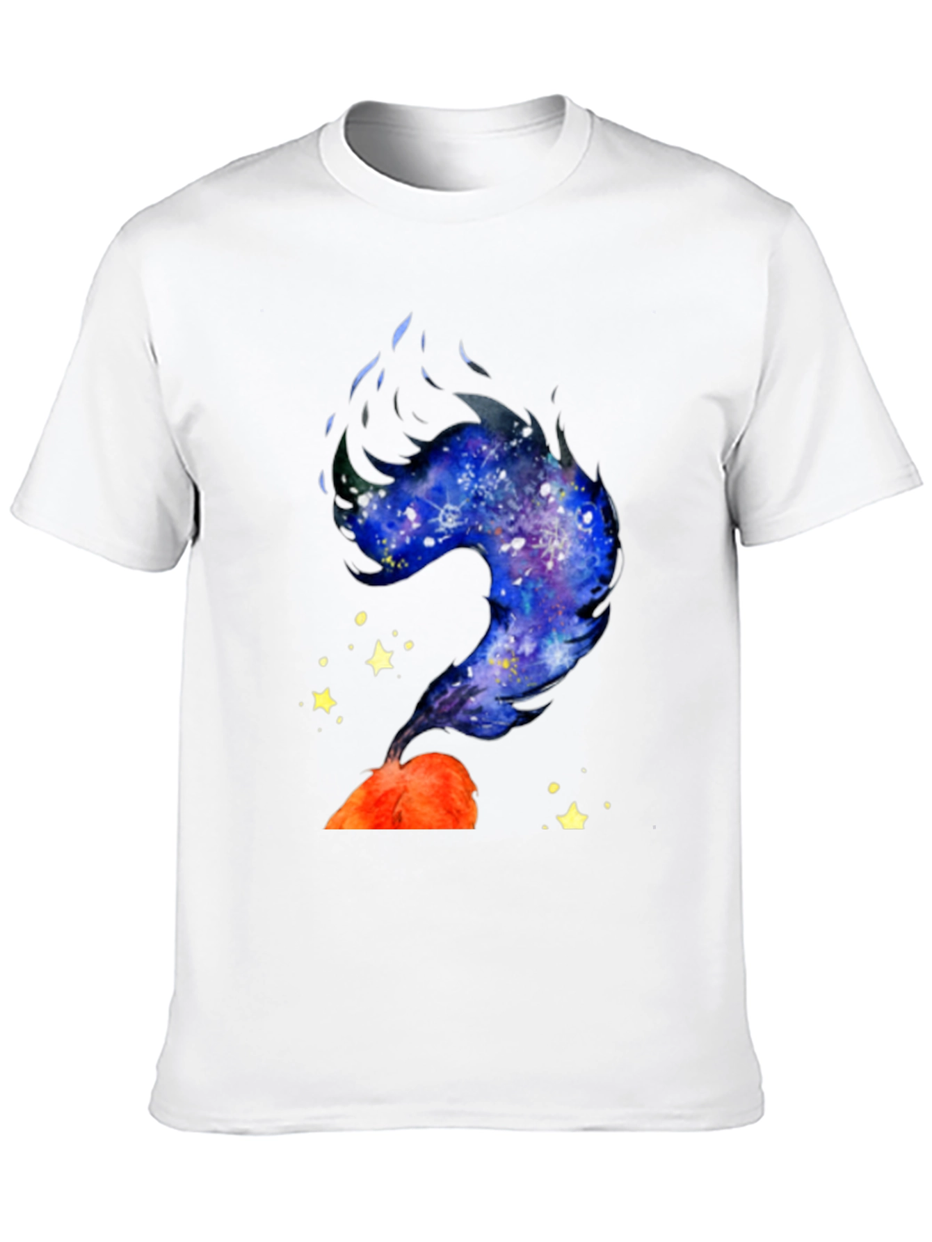 Galaxy Volcano T-Shirt - Unique Graphic Tee