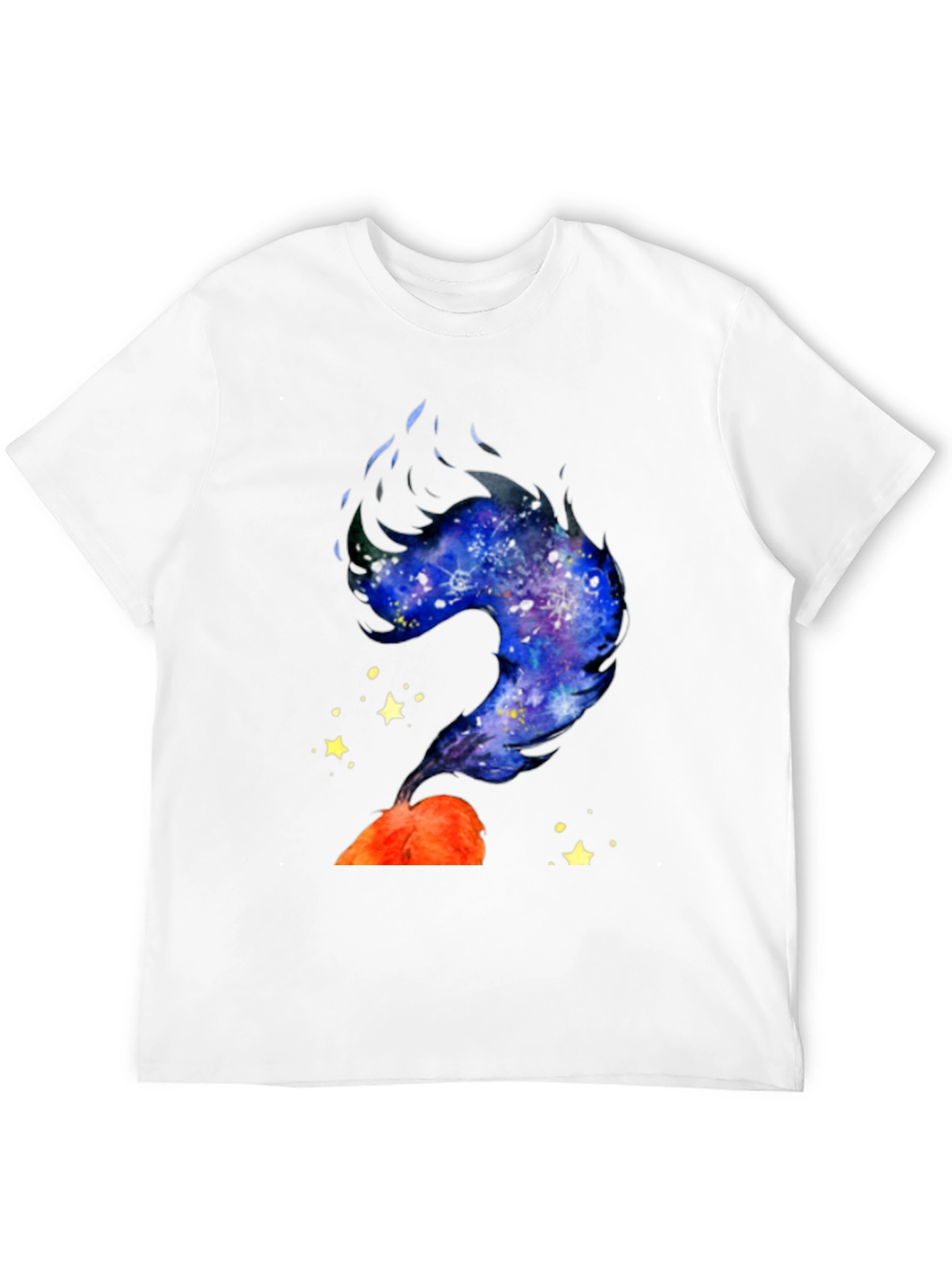 Galaxy Volcano T-Shirt - Unique Graphic Tee