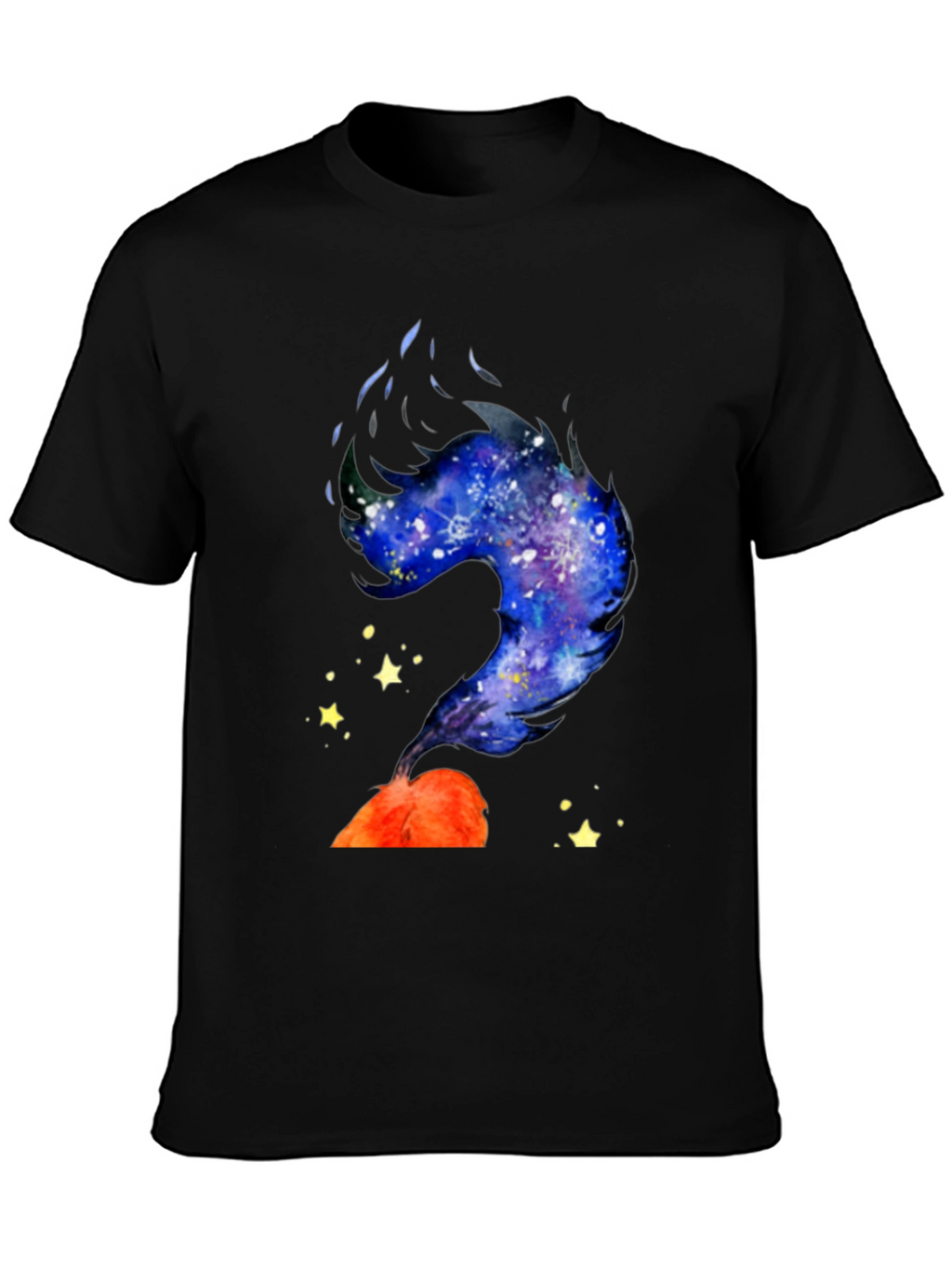 Galaxy Volcano T-Shirt - Unique Graphic Tee