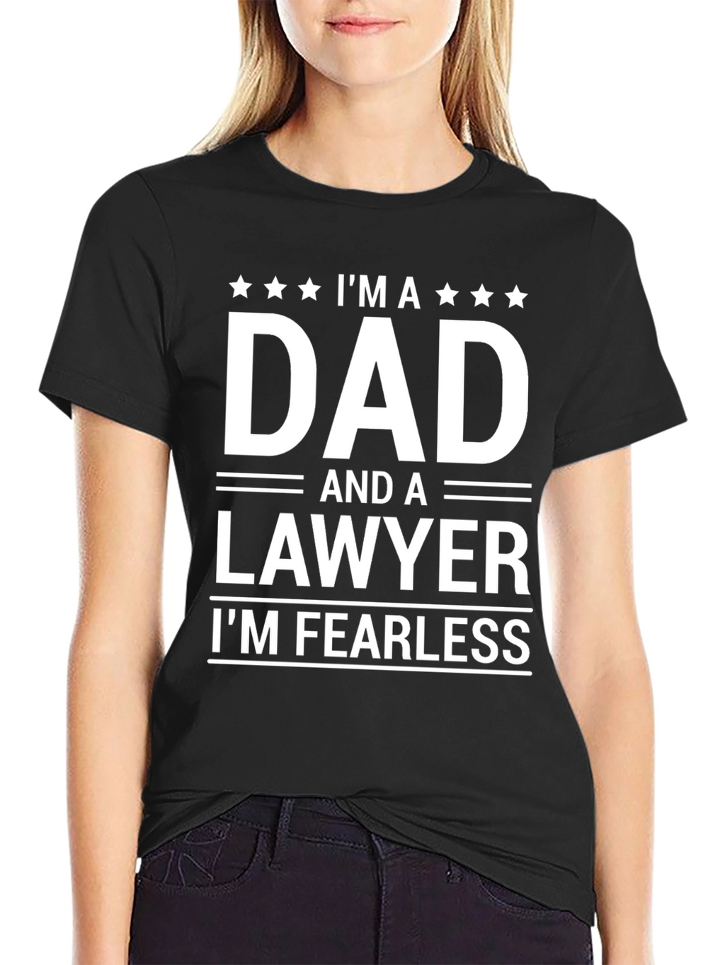 Dad Lawyer T-Shirt - Fearless Father Attorney Tee