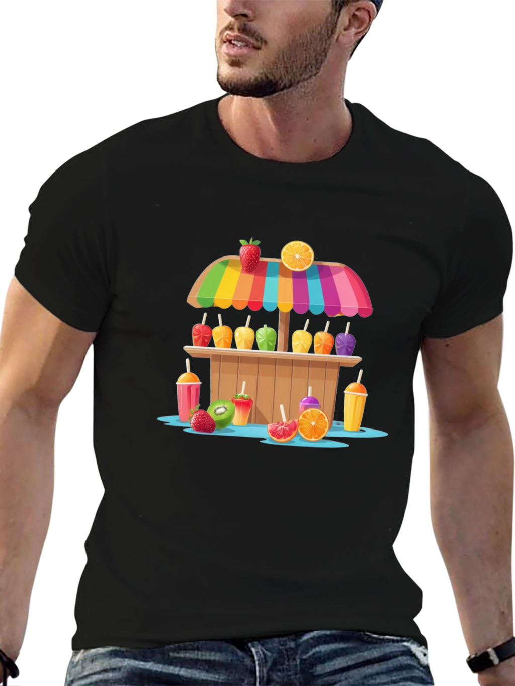 Fun Fruit Stand Graphic Tee