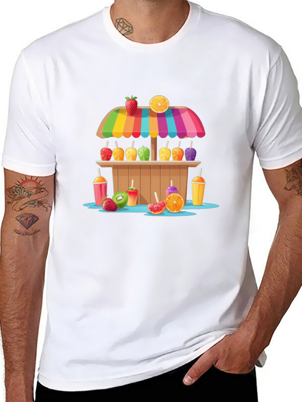 Fun Fruit Stand Graphic Tee