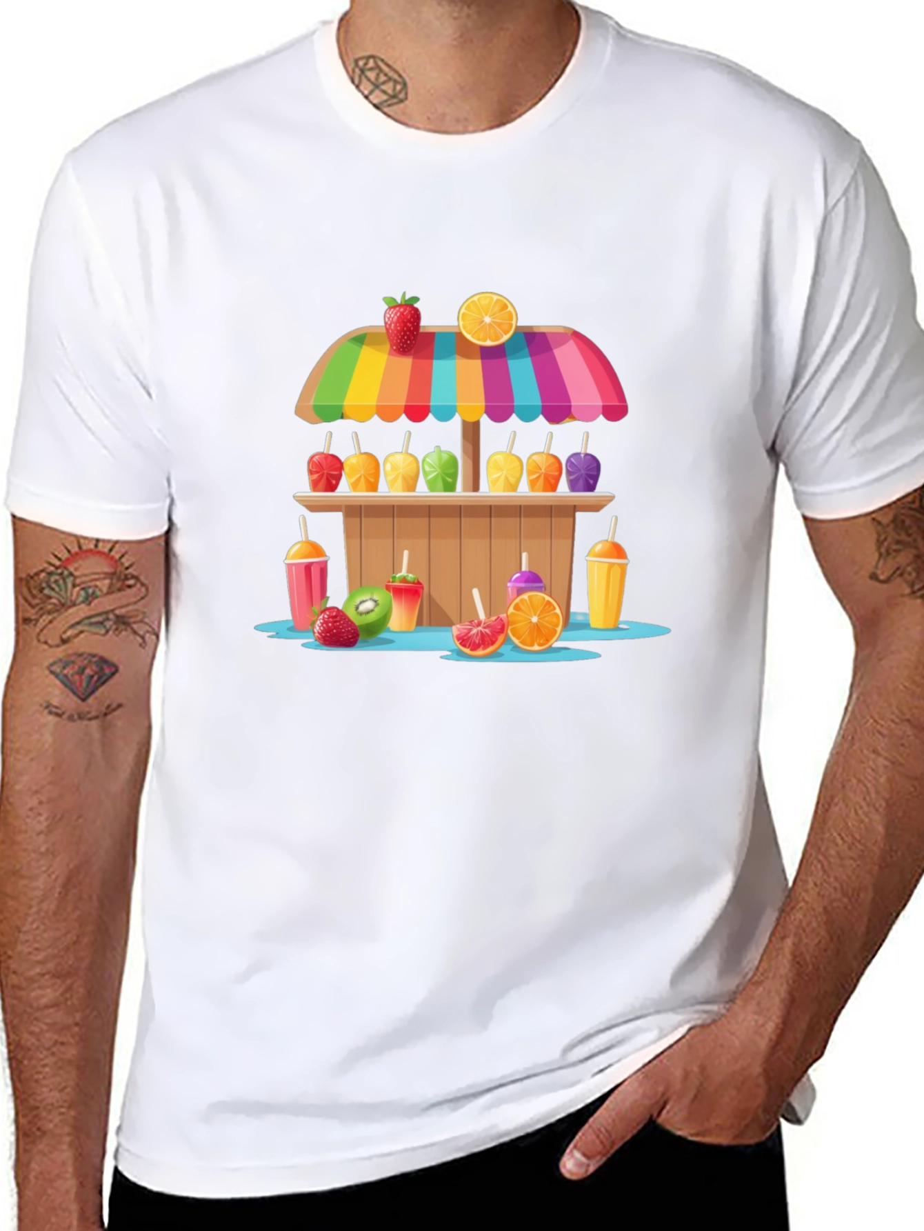 Fun Fruit Stand Graphic Tee