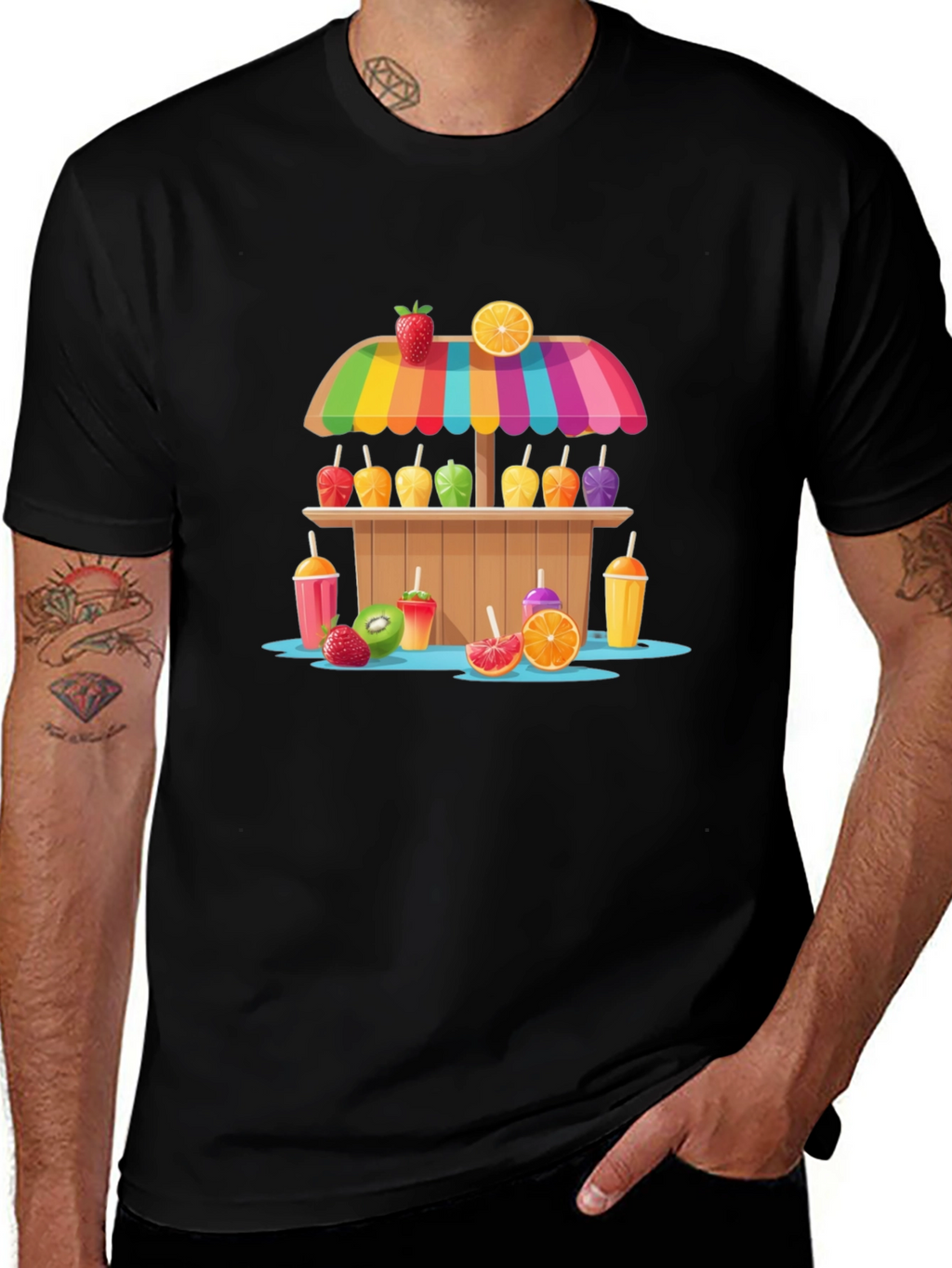Fun Fruit Stand Graphic Tee