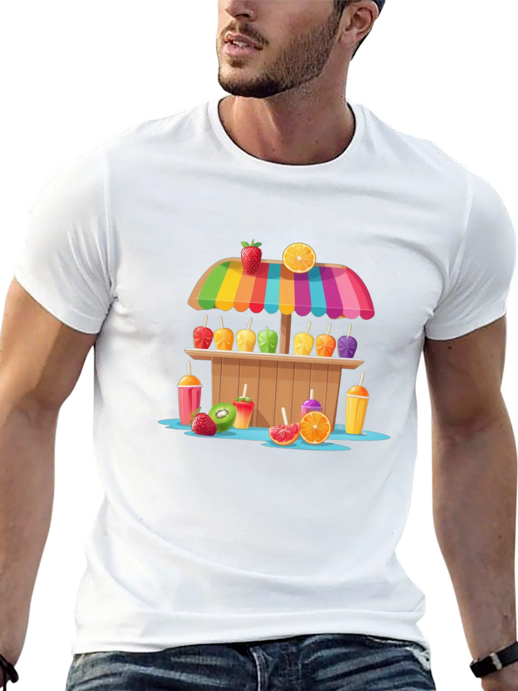Fun Fruit Stand Graphic Tee