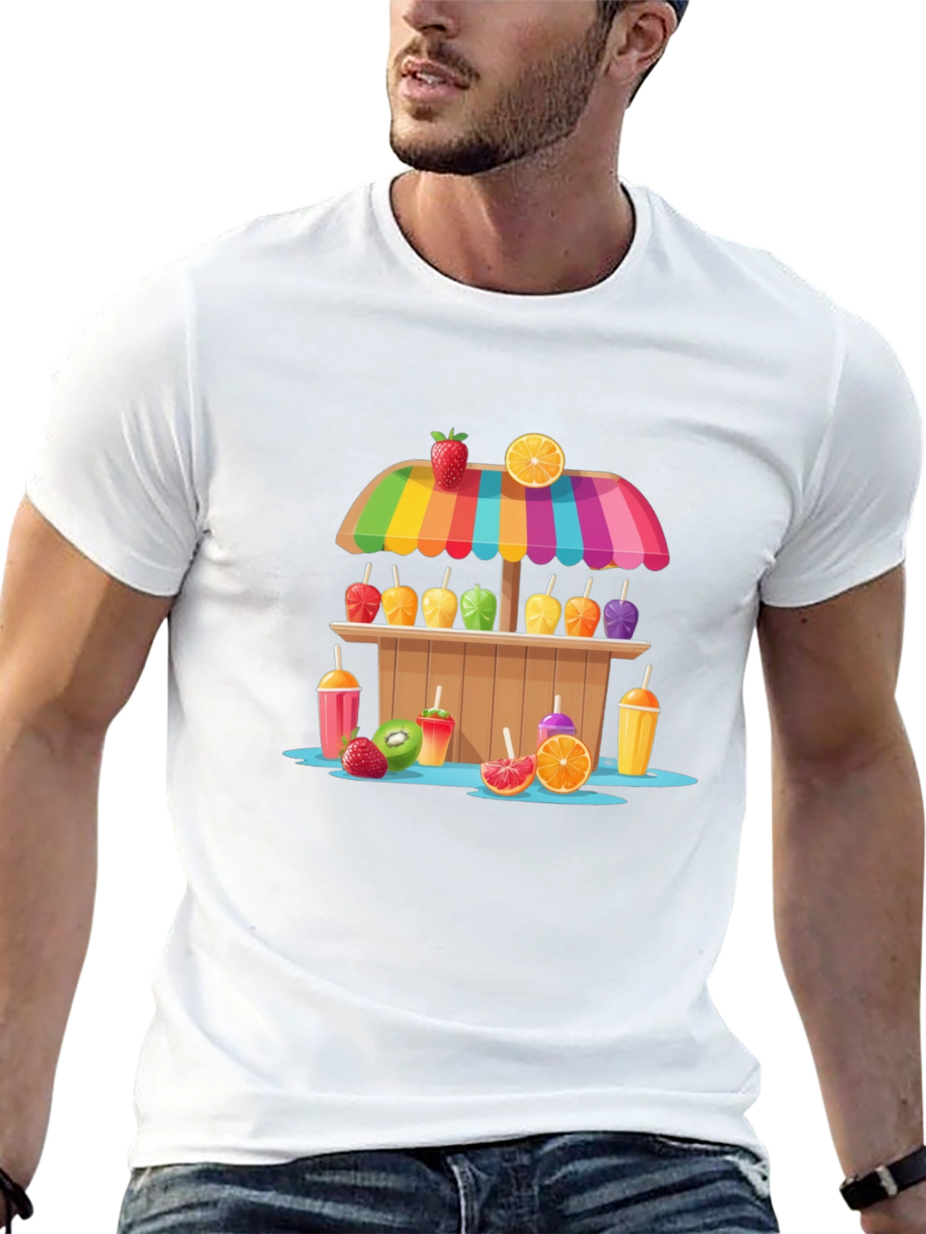 Fun Fruit Stand Graphic Tee
