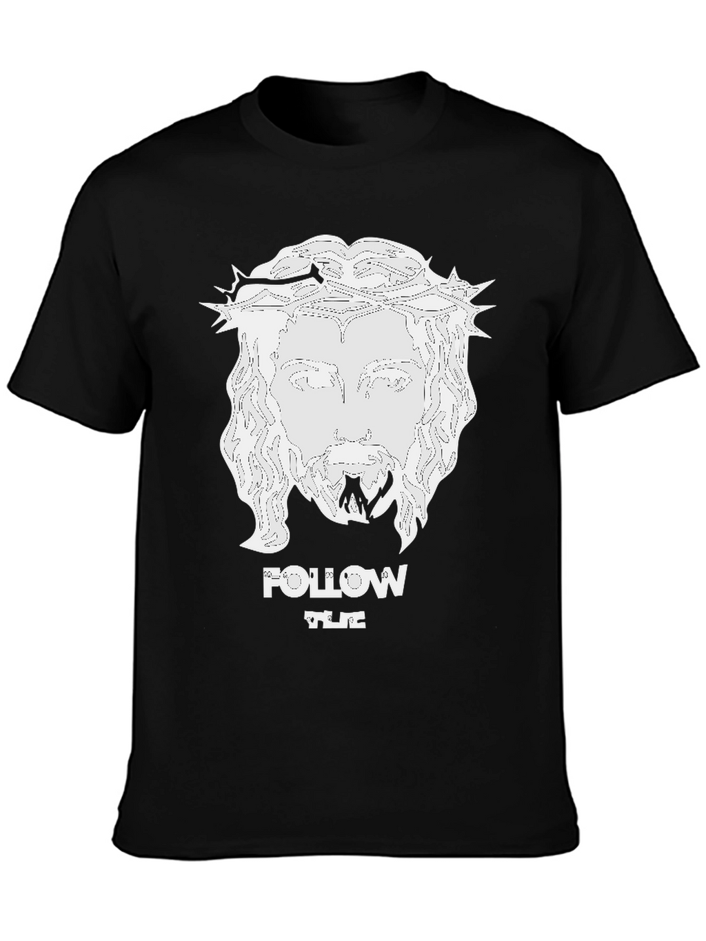 Follow The Light Graphic Tee - Black