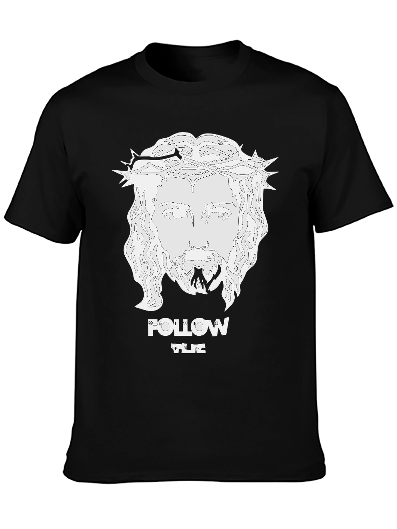 Follow The Light Graphic Tee - Black